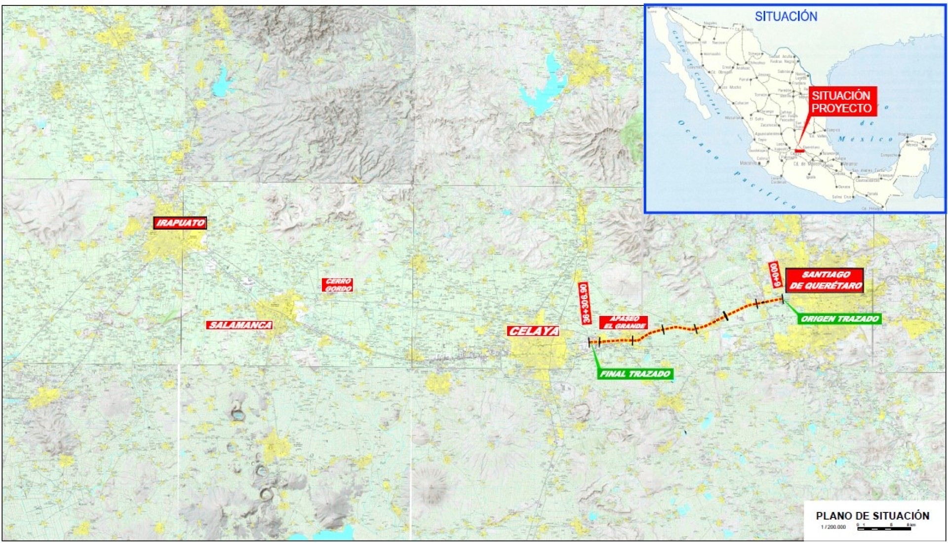 Proyecto de licitación del Ferrocarril Querétaro - Irapuato